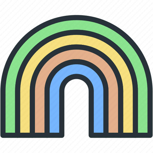 Holidays, rainbow icon - Download on Iconfinder