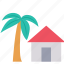 beach, house, home, apartment 
