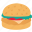 burger, fast, food, hamburger, eat 