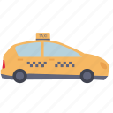 car, taxi, vehicle, transport