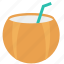 fruit, juice, straw, drinking 