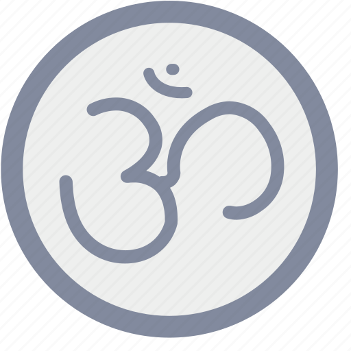 Om, chakra, hinduism, sanskrit icon - Download on Iconfinder