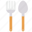 spoon, fork, dinner, lunch 