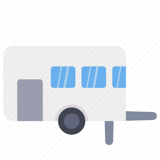 Trailer, vehicle, transport, travel icon - Download on Iconfinder