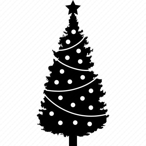 Christmas, decoration, holiday, ornaments, tinsel, tree, xmas icon - Download on Iconfinder