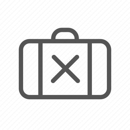 Bag, baggage, case, excess, luggage, overload, suitcase icon - Download on Iconfinder