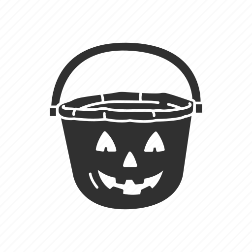 Basket, pumpkin basket, trick or treat, halloween icon - Download on Iconfinder