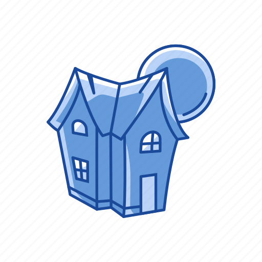 Haunted, haunted house, house, mansion, halloween icon - Download on Iconfinder