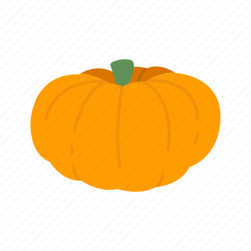Orange pumpkin, pumpkin, vegetable, halloween icon - Download on Iconfinder