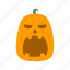 angry pumpkin, jack o&#x27; lantern, pumpkin, halloween 