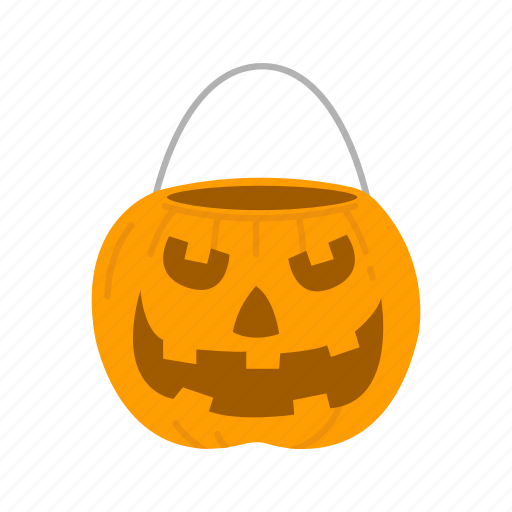 Pumpkin, pumpkin basket, trick or treat, halloween icon - Download on Iconfinder