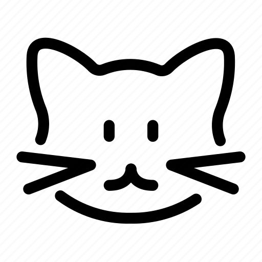Cat, kitten, animal, pet, feline, face icon - Download on Iconfinder