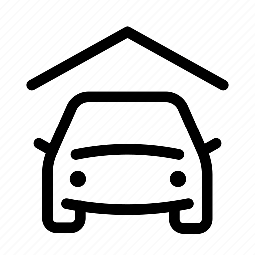 Storage, vehicle, garage, car, building, structure icon - Download on Iconfinder