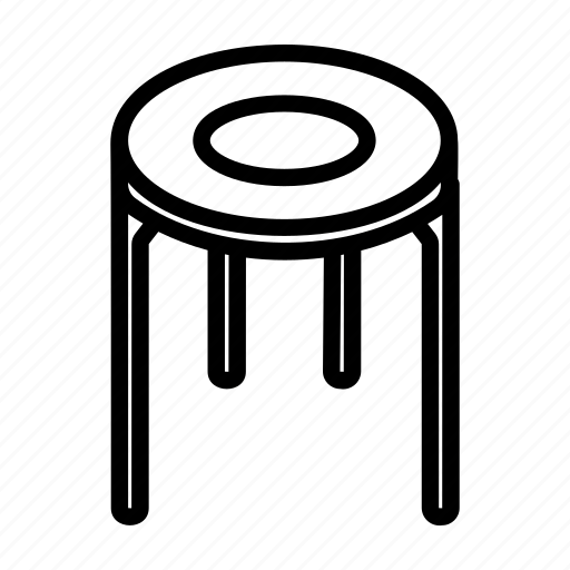 Bench, stainless, seat, chair, comportable, equipment, home icon - Download on Iconfinder