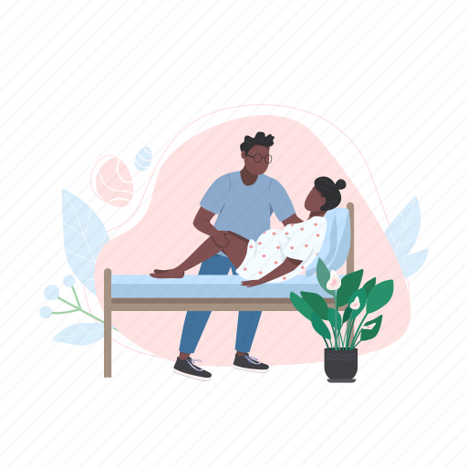 Father, mother, home, baby, birth illustration - Download on Iconfinder