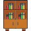 bookshelf, library, book, education, furniture, books, bookcase, knowledge 