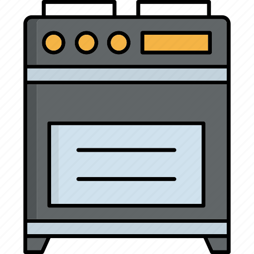 Stove, cooking, kitchen, oven, gas, appliance, cook icon - Download on Iconfinder
