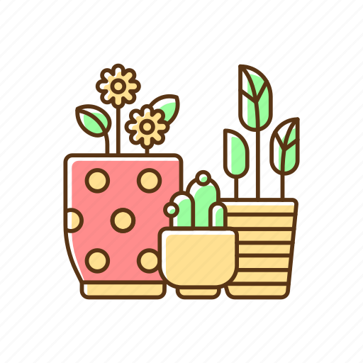 Home gardening, houseplant, flower, pot icon - Download on Iconfinder