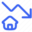 home, house, property, analytics, graph, fall, real estate
