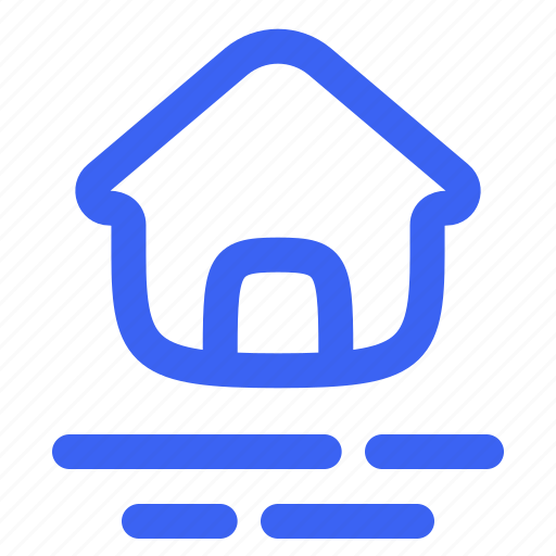 Home, house, property, flood, insurance, water, real estate icon - Download on Iconfinder