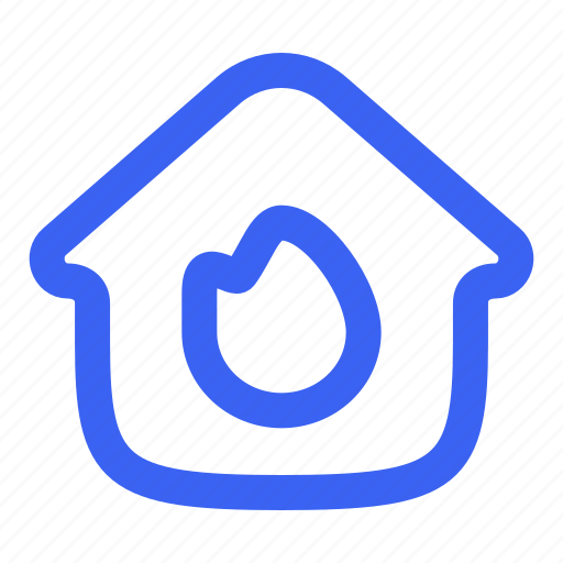 Home, house, property, insurance, protection, real estate, fire icon - Download on Iconfinder