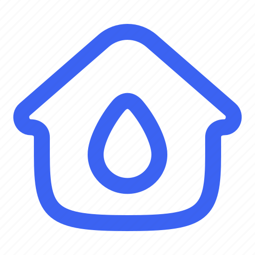 Home, house, insurance, humidity, climate, smart, real estate icon - Download on Iconfinder