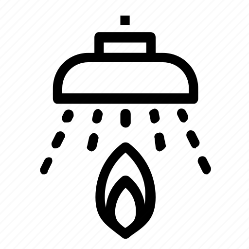 Fire, sprinklers, emergency, flame, extinguisher icon - Download on Iconfinder