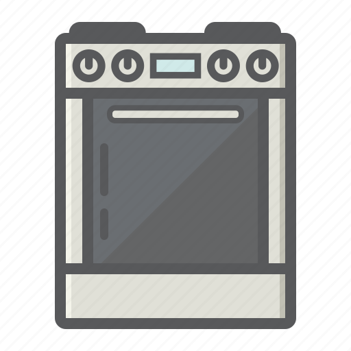 Appliance, cooker, gas, hot, household, kitchen, stove icon - Download on Iconfinder