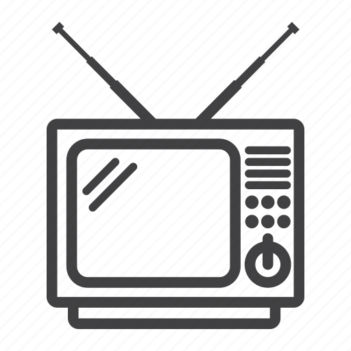 Appliance, household, old, screen, television, tv, vintage icon - Download on Iconfinder