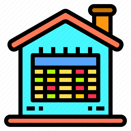Calendar, daughter, family, father, female, home, people icon - Download on Iconfinder
