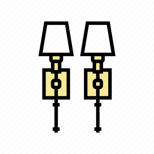 Wall, sconce, home, decoration, furniture, bookends icon - Download on Iconfinder