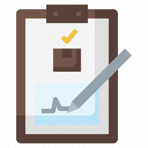 Delivery, notepen, paper, signature icon - Download on Iconfinder
