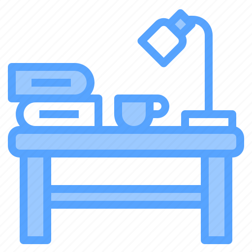 Desk, equipment, home, interior, junk, objects, room icon - Download on Iconfinder