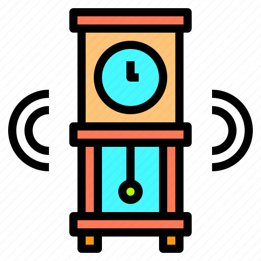 Clock, equipment, home, interior, junk, pendulum, room icon - Download on Iconfinder