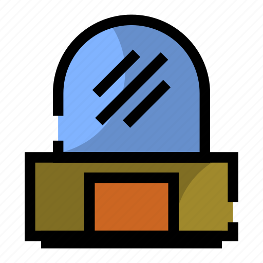 Dresser, furniture, home, house, household, mirror icon - Download on Iconfinder