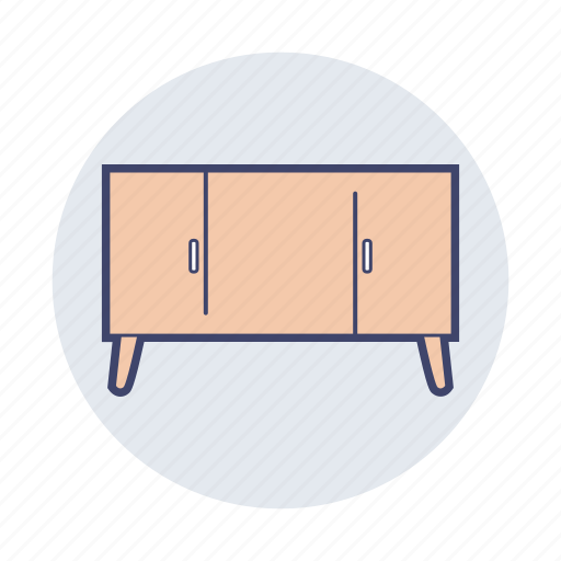 Cupboard, desk, furniture, interior, table icon - Download on Iconfinder