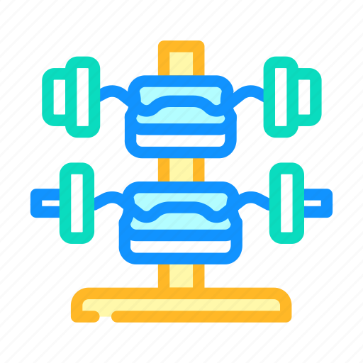 W, barbell, gym, equipment, home, hand, expander icon - Download on Iconfinder