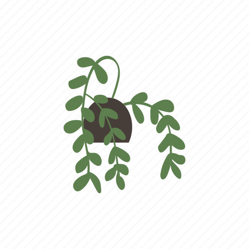 Potted, decorative, plant, foliage, leaves icon - Download on Iconfinder