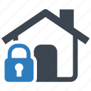 home, lock, house, security