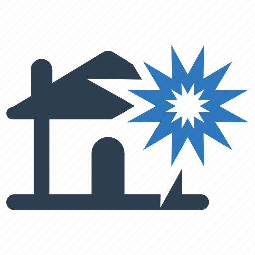 Blast, bomb, explosion, home, home insurance icon - Download on Iconfinder