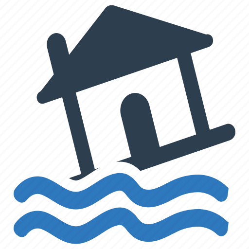 Disaster, flood, home, house, insurance icon - Download on Iconfinder