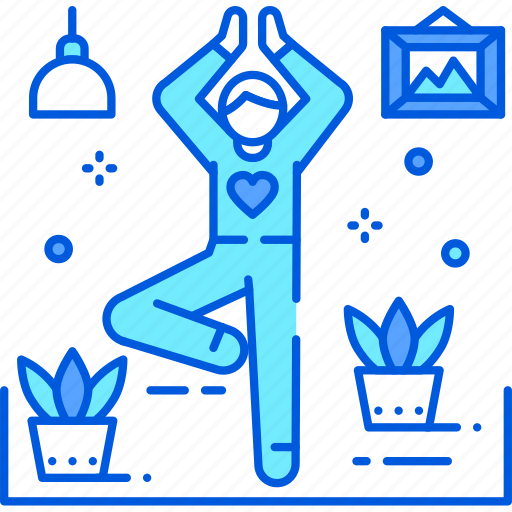 Yoga, asana, exercise, meditation icon - Download on Iconfinder