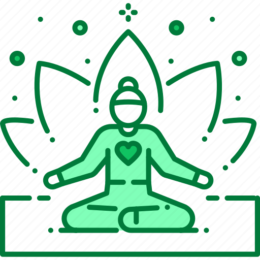 Yoga, pose, asana, meditation icon - Download on Iconfinder