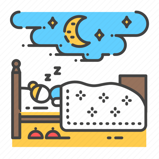 Bed, bedroom, dream, girl, sleep icon - Download on Iconfinder