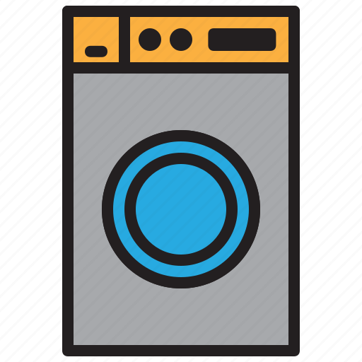 Home, interior, laundry, machine, property, real, washing icon - Download on Iconfinder