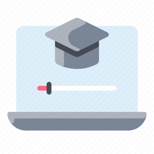 Education, laptop, lesson, online, study, video icon - Download on Iconfinder