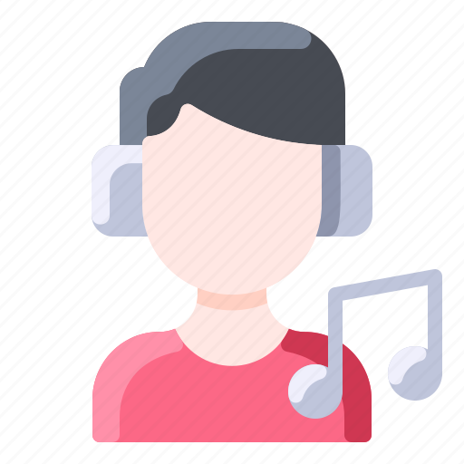 Headphone, headset, man, music, people icon - Download on Iconfinder