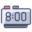 alarm, clock, digital, time, watch