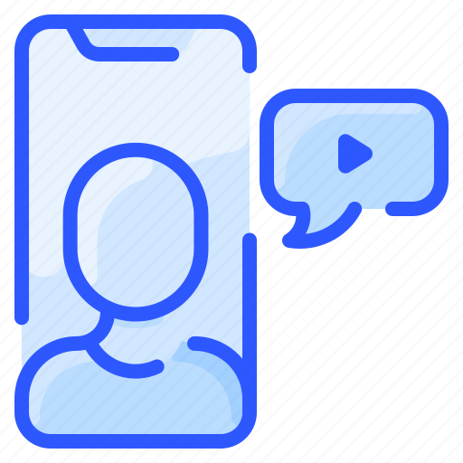 Call, chat, mobile, smartphone, video icon - Download on Iconfinder