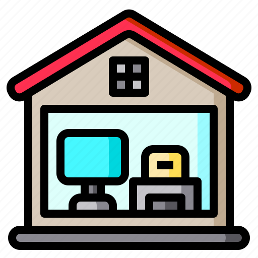 Printer, house, home, monitor, computer icon - Download on Iconfinder